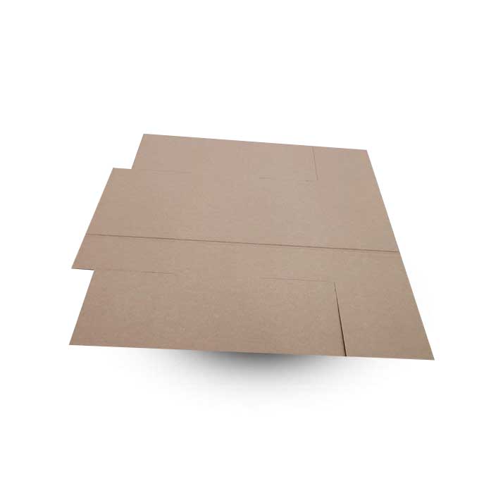 Cardboard folding box 3VVL brown 200x150x150 mm - unfolded condition