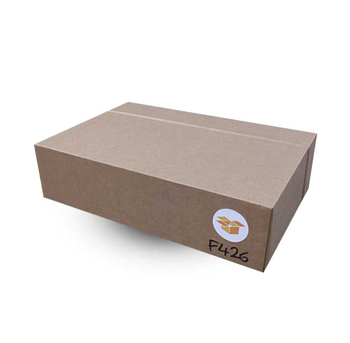Poštová krabica hnedá 3VVL 305x215x100 mm A4 - foto
