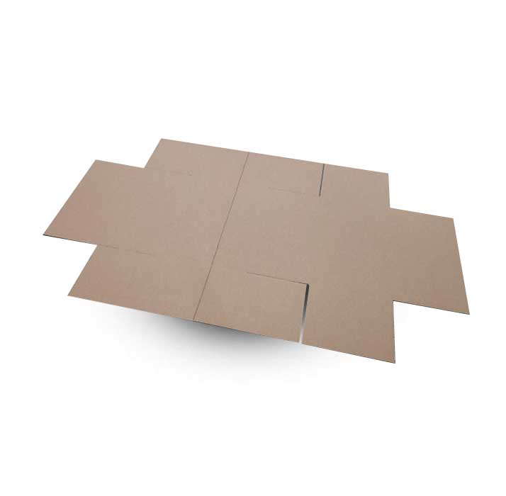 Poštová krabica hnedá 3VVL 305x215x100 mm A4 - rozložený