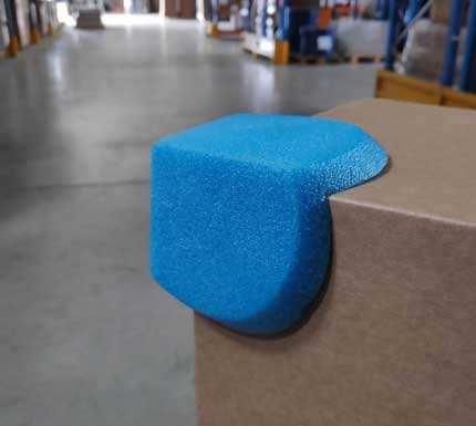 Protective 3D corner made of PE foam 10mm - usage