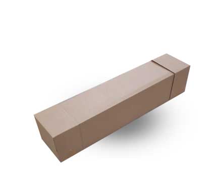 Tall corrugated cardboard box 150x150x1500 mm 5VVL