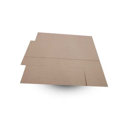 Cardboard folding box 3VVL brown 300x200x200 mm - unfolded condition