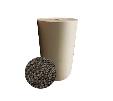 Double-layer corrugated board - roll 1050mm, C-wool - roll