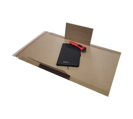 Kartónový box na knihy s rýchlym zatváraním 212x172x60mm - vkladanie produktov