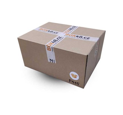 Customized cardboard flap box 229x229x148mm 3VVL (three layers) - photo